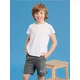 Sinsay - Kratke pantalone - tamno siva