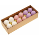 eoshop Pegasta jajca, belo-roza-vijolična kombinacija, cena 12ks v škatli. Prav VEL6009
