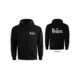 Drop T Logo (Black) Zipper Hoodie L