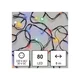 Emos Božična veriga D5AM02 LED Christmas cherry chain - balls, 8 m, outdoor and indoor, multicolor, timer