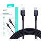 AUKEY CB-NCC2 USB-C Type-C Power Delivery PD 60W 3A 1.8m Nylon Black