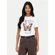 ONLY Majica Lucy 15366031 Bela Loose Fit