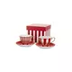 Komplet skodelic in krožnikov za 2 osebi. home & lifestyle 220 ml