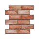 Netscroll NewYorkWall, tridimenzionalne stenske nalepke z efektom oranžne opeke(10 kos.)