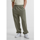Mens basic sweatpants Fluffy light olive
