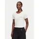 BOSS Majica C_Elove_5 50566827 Kremna Slim Fit