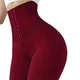 Pajkice z visokim pasom - Bordo / XXL KP30267