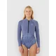 Rip Curl G-Bomb 1.5Mm Ls Fz Full Spring Wetsuit grey blue