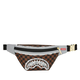 Torbica za okoli pasu Sprayground | Cream And Brown Tear Check Savvy Crossbody