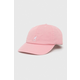 Bombažna bejzbolska kapa Kangol roza barva