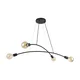 TK Lighting VISEČA SVETILKA HELIX ČRNA 2724