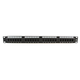 Patch panel, UTP Cat.6 24 portov, 19inch Dual, IDC