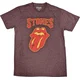 The Rolling Stones Gothic Text Brown L Majica