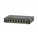 NETGEAR 8-Port Gigabit Ethernet PoE+ Plus Switch (GS308EP) Upravljano L2/L3 Gigabit Ethernet (10/100/1000) Podrška za napajanje putem Etherneta (PoE) Crno