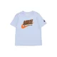 Nike Sportswear Majica ICE CREAM SANDWICH svetlo bež / svetlo modra / rjava / oranžna