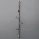 Hanah Home Čiviluk Metalne Cevi, Tamno Sivi