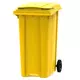 Dvorišna kanta za smeće 240l Premium žuta 1018-24-P