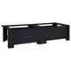 Vidaxl Pedestal za pralni stroj 2 szt. Črna 127 x 54,5 x 32,5 cm Jeklo