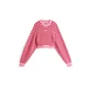 Tommy Jeans Pulover svetlo roza/temno rdeča
