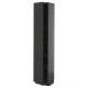 METOD Visoki element s policama, Crnosiva/Nickebo boja antracita, mat, 40x37x200 cm