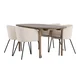 jedilnica set Dallas 4137 75x90x180cm