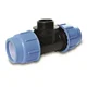shumee PE T-kos z navojem 50-5/4\ M-50 modro tesnilo PN16