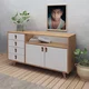 Wallity Komoda Lavina 140x86x40cm Hrast-Bela