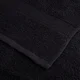 Vidaxl vidaXL Premium brisače SOLUND, 2 kosa, črne, 80 x 200 cm, 600 g/cm2