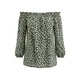 Imily Bela Bluza zelena/bela