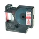 Kompatibilen trak za Dymo D1 53715 / LabelManager / LabelPoint / LabelWriter / Rhino / MobileLabeler 24mm (1)x7m - rdeč izpis / bel trak