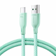 slomart kabel joyroom multi-color series sa34-ac6 usb-a/usb-c 100w fast transfer 1m - zelena