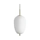 Ideal Lux - LED luster na sajli UMILE LED/20W/230V prečnik 27 cm CRI 90 mesing/bela
