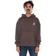 LEVIS  Majica LEVIS TWO HORSE BOXY HOODIE MUSIC CITY VINYL 2 BROWN rjava