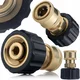 Rosfix Adapter M22 Notranji 14 Mm – Brizgalna Glava S Hitro Spojko 3/8” | Medeninast, Za Visokotlačne Čistilnike Kärcher In Druge, (5000222869)