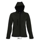 Sols Ženska Softshell jakna sa kapuljačom Replay Black veličina M 46802