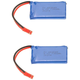 2 x 3,7V 730mAh akumulatorski bateriji Lipo za drone WLtoys V636 V686 | Visoka zmogljivost