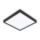 Eglo Fueva 5 nadgradna led, 20w, 2300lm, ip44, 285x285, crna/čelik/plastika