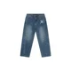 Ed Hardy Kavbojke Serpent Skull moder denim / svetlo zelena / lila / bela