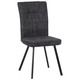 Carryhome STOL, kovina, tekstil siva