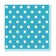 Salvete za dekupaž - Plava s točkicama - 1 kom  (salvete za)