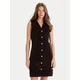 Vero Moda Vsakodnevna obleka Eden 10333959 Rjava Regular Fit