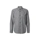 INDICODE JEANS Srajca Tryp dimno modra/bela