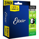Elixir 16550 OPTIWEB Coating Super Light 9-42 3-PACK