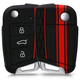 Silikonski etui za avtomobilske ključe za VW Golf 7 Mk7 - rdeča