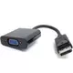 FAST ASIA - Adapter-konvertor DisplayPort (M) - VGA (F) crna