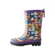Next Gumijasti škornji Wellies modra/temno liila/svetlo roza/bela