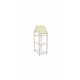 HANAH HOME Višenamenska polica Multipurpose Shelves 3 White Yellow