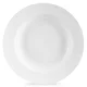 shumee Globok krožnik za juho, porcelan, bel, klasičen, 24,5 cm, 350 ml
