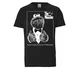 LOGOSHIRT Majica Sesamstrasse - Krümelmonster Pate črna / bela