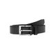 Tommy Hilfiger za moške. AM0AM08363 Usnjeni pas New Aly black (115 cm), Črna, Priložnostno